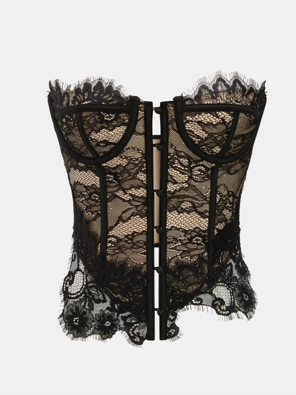 Lace Strapless Corset Top